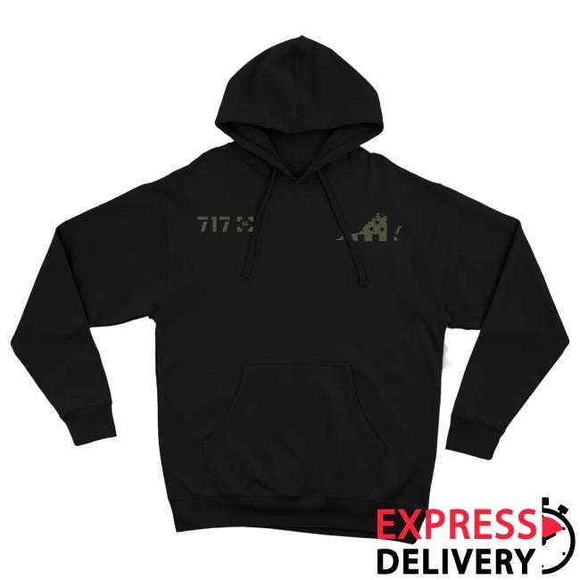 Official 717 Supply Store Shop Virginia Flag Hoodie