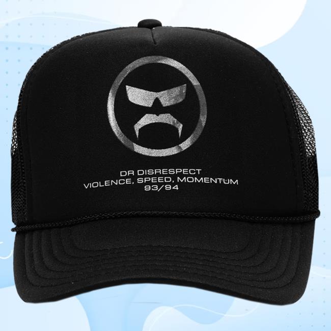 Official Dr Disrespect Merch Champions Club Alpha Trucker Hat