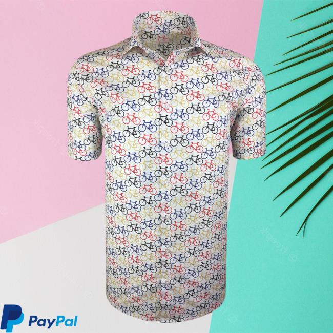 Tour De Wolff Blitz Hawaiian Shirt New