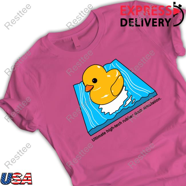 Official Ultimate High-Tech Rubber Duck Simulation Shirt Turbo Lento Basic Plastic Duck Shirt
