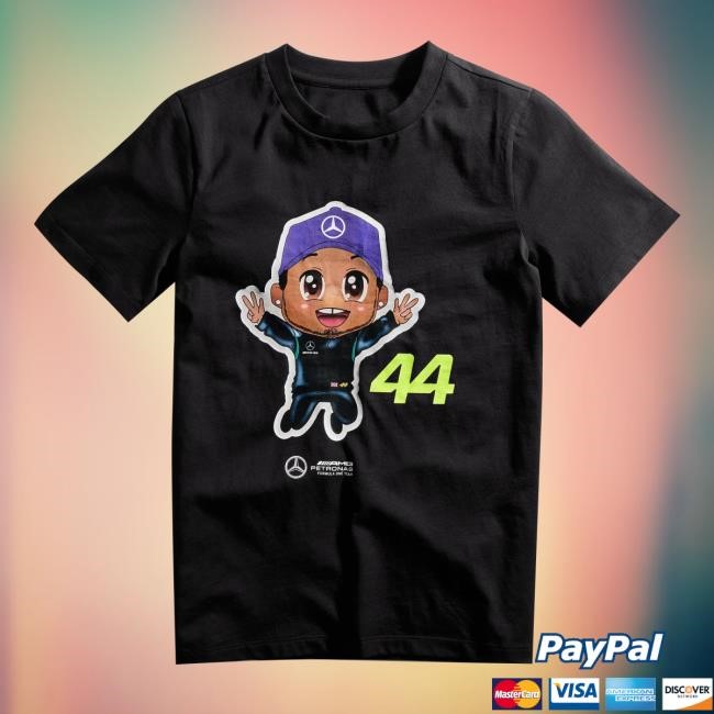 Official Lewis Hamilton Caricature Graphic Top Shirt
