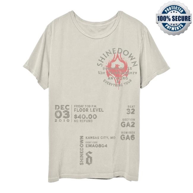 Somewhere in the Stratosphere Acoustic Tee – Shinedown Somewhere in the Stratosphere Acoustic Shirt – Shinedown