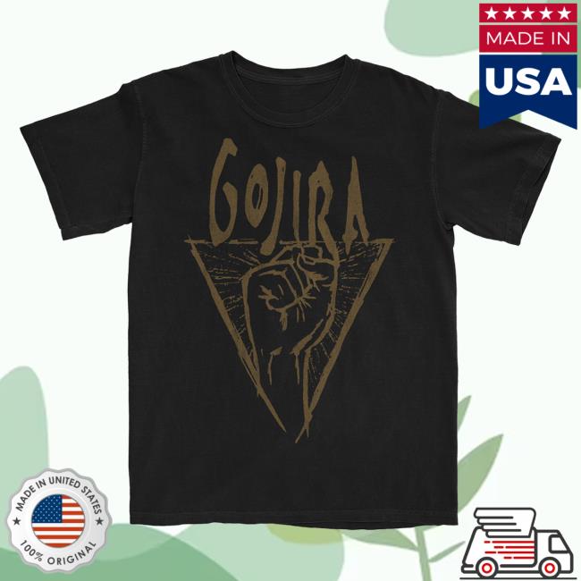 Official Roadrunner Records Gojira Merch Store Gojira Power Glove Tshirt Black RoadrunnerRecords
