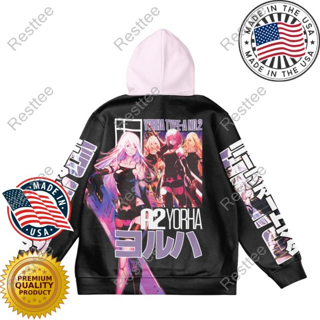 Official Anime Ape Clothing A2 Nier Automata Streetwear Sweaters Animeape