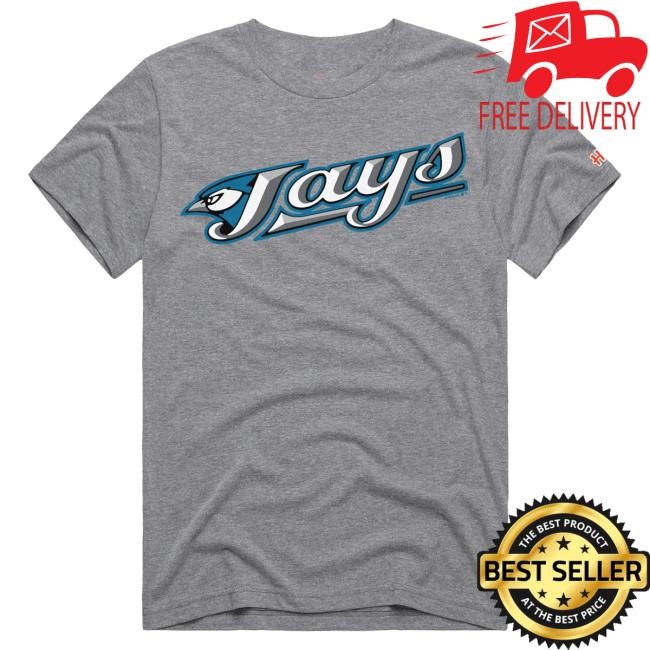 Official MLB Shop Unisex Toronto Blue Jays Homage Gray Jersey Logo Shirt Toronto Blue Jays Merch