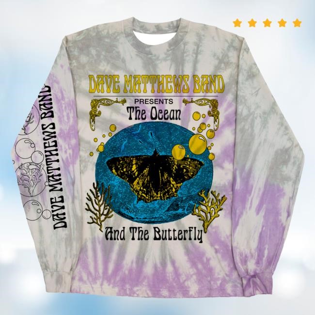 Official Dave Matthews Band Merch Store The Ocean And The Butterfly Long Sleeve Shirts