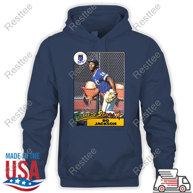 1987 Topps Future Stars Bo Jackson Royals Shirts 1987 Topps Future Stars Bo Jackson Royals Shirt White
