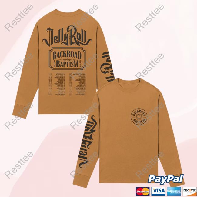 Official Jelly Roll Clothing Shop Merch Backroad Baptism Hoody Jellyroll615 Store