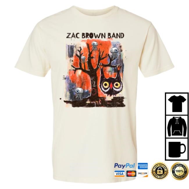 Official Zac Brown Merch Store Owl Tee