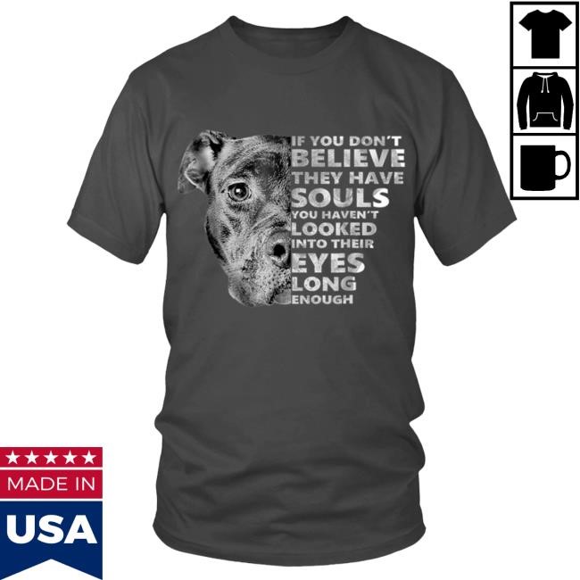 Round Neck T-Shirt Unisex - Pit Bulls Souls Tee