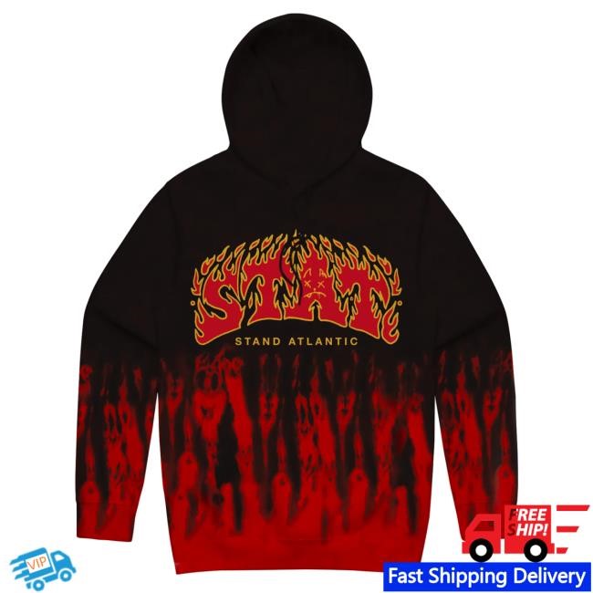 Red Dip-Dye Sweatshirt Hoodie — Stand Atlantic Merch