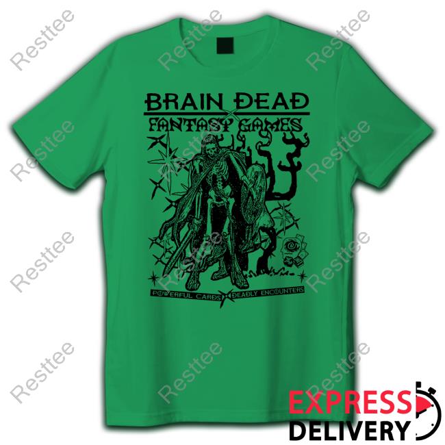 Fantasy Games Shirt Brain Dead Fantasy Games Tee Shirt