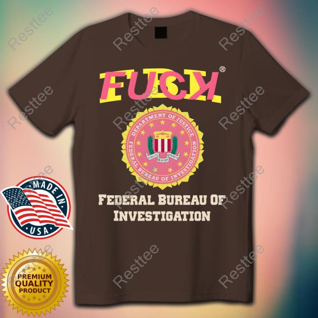 Fuck FBI Tee Shirt Reverse Dying Fuck FBI Long Sleeve T-Shirt