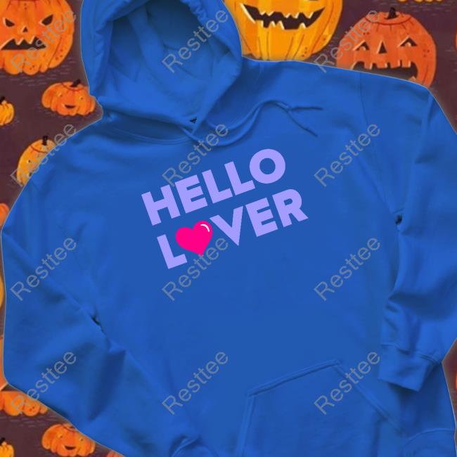 Loverboy Merch Hello Lover Crewneck Sweatshirt Drinkloverboy