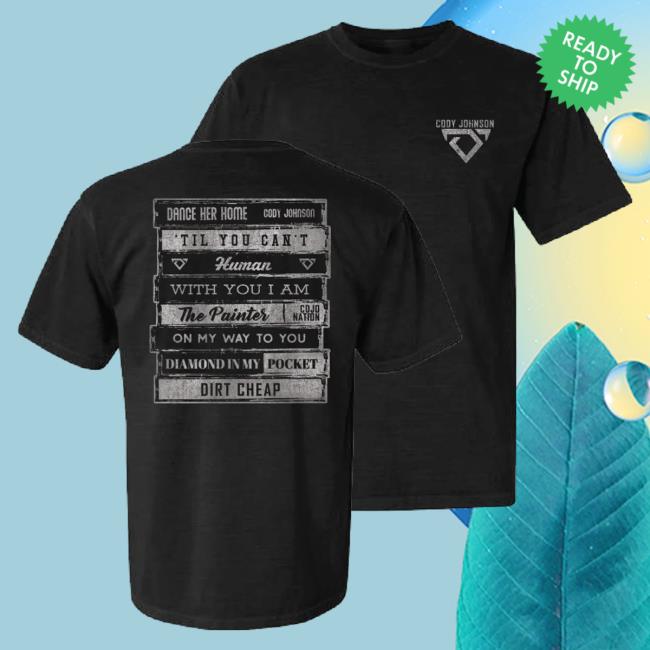 Official Cody Johnson Merch Store Cody Johnson Cassette Top Shirt Cody Johnson Apparel Clothing Shop CodyJohnson