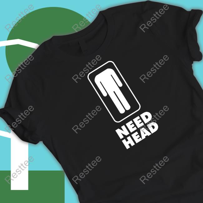 Need Head Black Crewneck Sweatshirt Need Head Black Hoodie