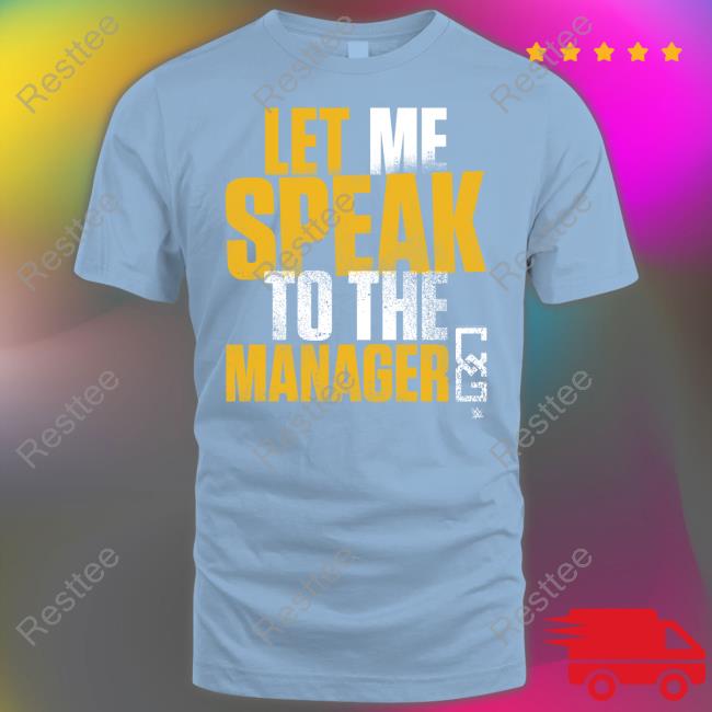 Wwe Shop Chelsea Green Let Me Speak To The Manager Tee Shirt Matt Cardona