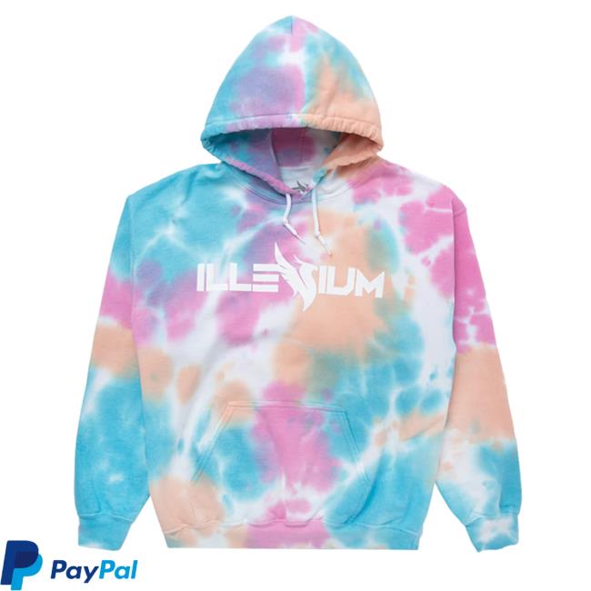 Illenium Blogo Pastel Tie-Dye Crew neck Sweatshirt