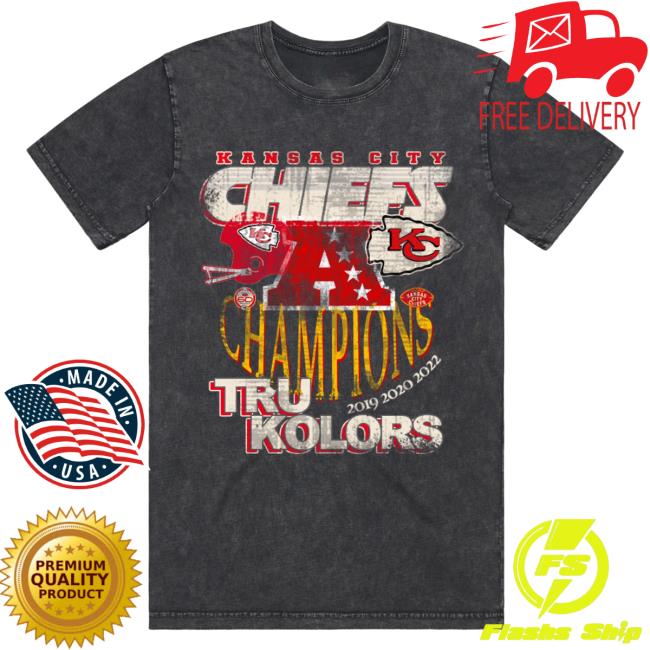 Official Tru Kolors Merch Kansas City Chiefs Champions T-Shirt