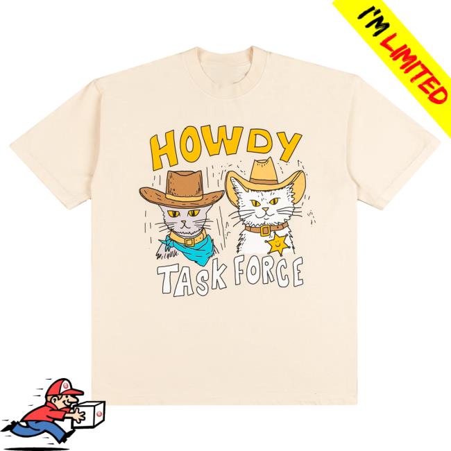 Official Billy Joel Merch Store Billy Ryan Trahan Merch Howdy Howdy Store Task Force Attractive Shirt - Tan