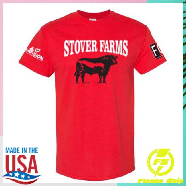 Minervapromotions Stover Farms Red Tee
