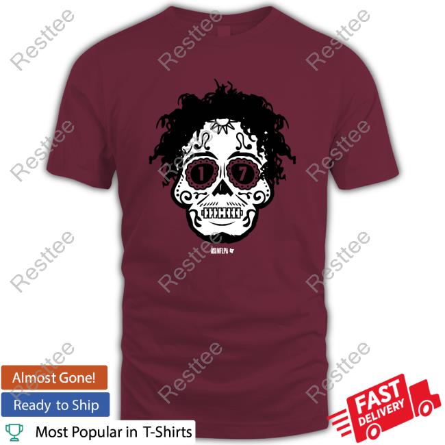 Breakingt Merch Official Garrett Wilson: Sugar Skull Shirt Official Garrett Wilson: Sugar Skull T-Shirt