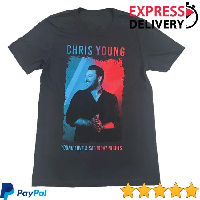 Chris Young Official Merch Store Young Love & Saturday Nights Grey S/S Tee Chris Young Clothing Shop Apparel