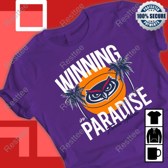 Official Homefield FAU Owls Winning Paradise Long Sleeve T Shirt