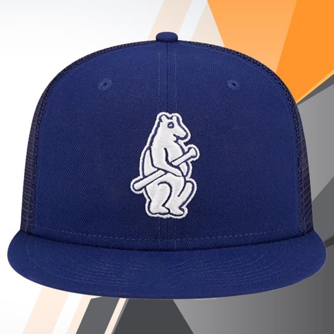 Chicago Cubs Navy 1914 Classic New Era 9FIFTY Mesh Snapback Cap | Buy Official Clark Street Sports