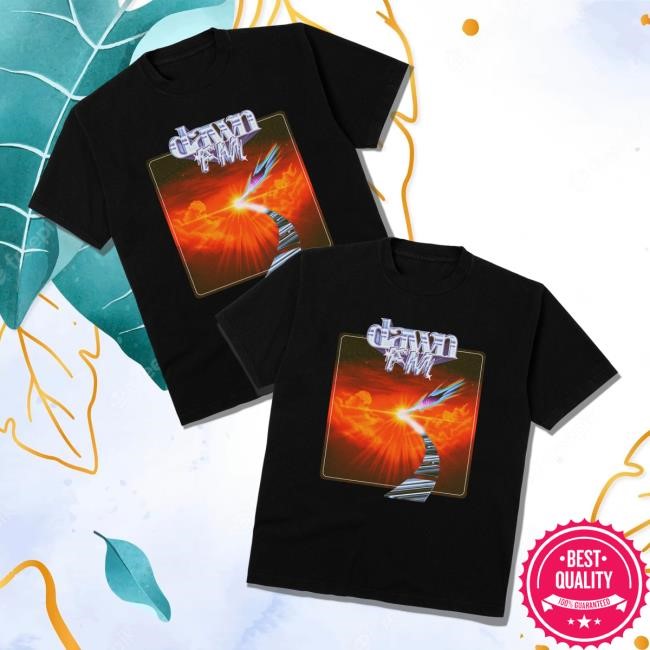 Dawn Fm Cover Short SleeveShirt - The Weeknd Official Merch Dawn Fm Cover Tee - The Weeknd Official Merch
