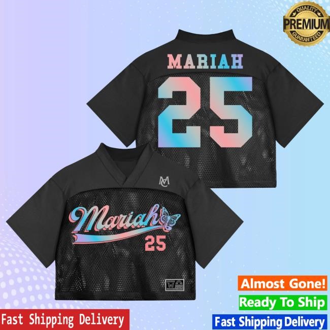 Mariah Carey Official Merch Crop Football Jersey Shirts