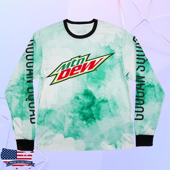 Official Optic Gaming Merch Store Optic Gaming Optic X Googan X Mtn Dew Long Sleeve T-Shirt - Green Tie Dye Optic Gaming Apparel Clothing Shop OpticGaming