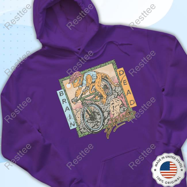 Official Weare Brain Dead Merch Equipment Bike Lizard Shirt Official Weare Brain Dead Merch Equipment Bike Lizard Tee Shirt