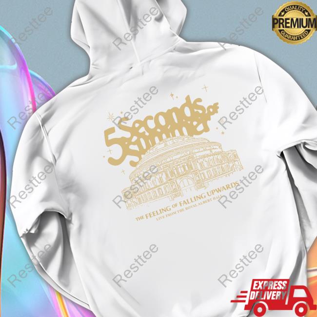 Albert Hall Black Crewneck Official 5 Seconds Of Summer Merch Albert Hall Crewneck