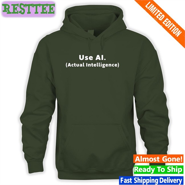 Use Ai Actual Intelligence Shirt Black