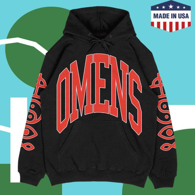 Bad Omens Merch Omens Varsity Pullover Sweatshirt