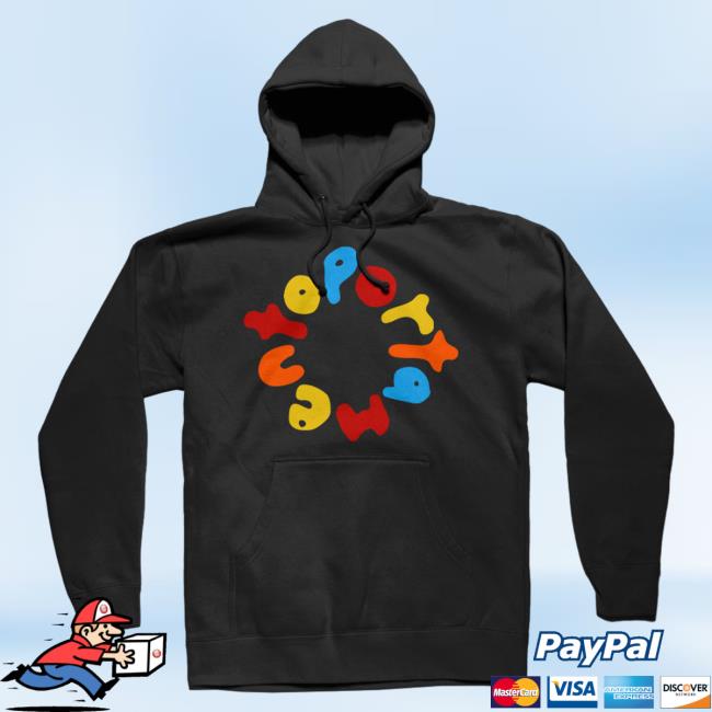 Official Kings Road Merch Store The Drums Shroom Portamento Circle Pullover Hoodie (Black)