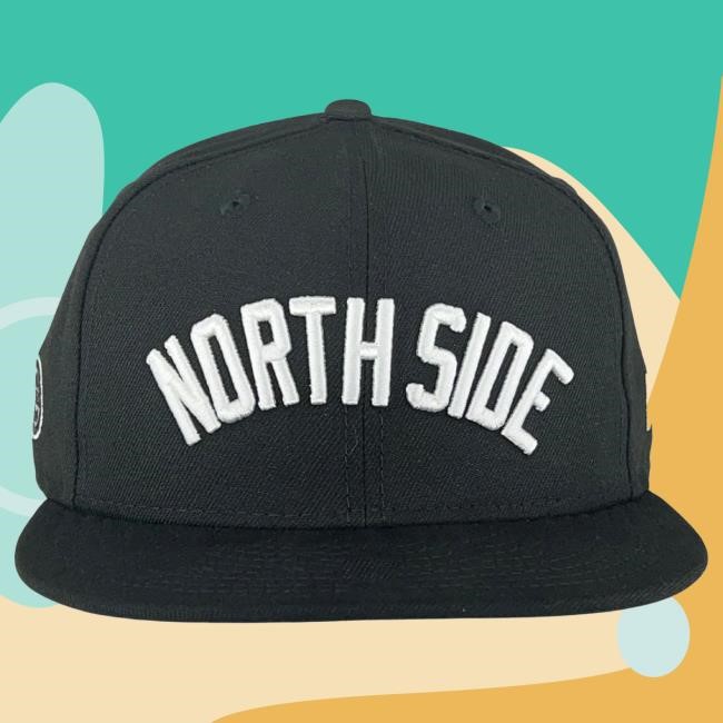 Chicago Cubs Northside New Era 9FIFTY Black Snapback Hat | Buy Official Clark Street Sports