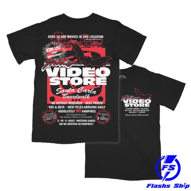 Official Studiohouse Designs Merch Store Max's Video Store Shirt Studiohouse Designs Apparel Clothing Shop StudiohouseDesigns