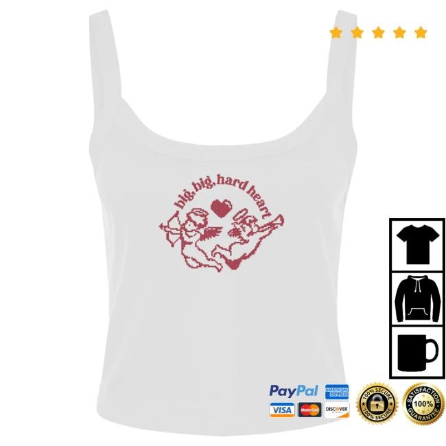 Romantic Selena Gomez Big Big Heart Tank Top Limited Drop Romantic Selena Gomez Big Big Heart Tank Top Limited Drop