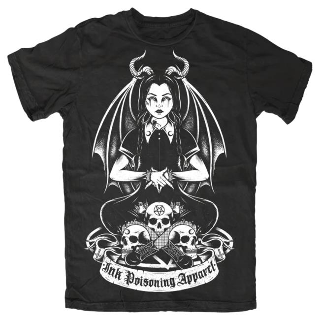 Official Ink Poisoning Apparel Clothing Ms. Addams Tshirt