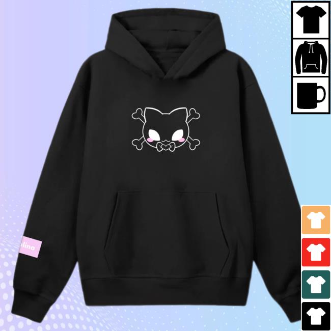 Official Uwumarket Nekrolina Embroidered Popover Sweatshirt Uwu Market