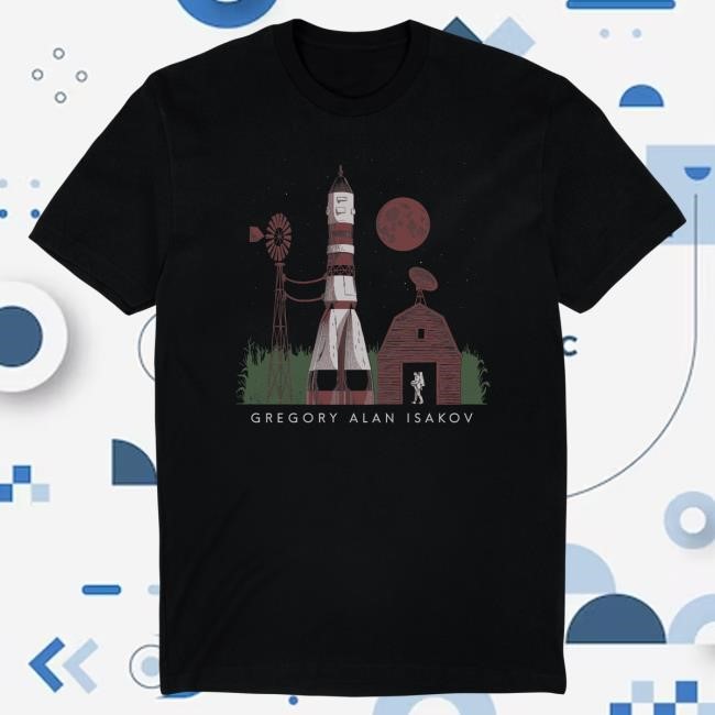 Official Gregory Alan Isakov Merch Space Farm Shirt New