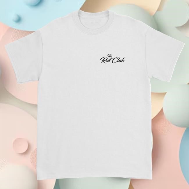 The Rat Club Embroidered New Tee The Rat Club Merch