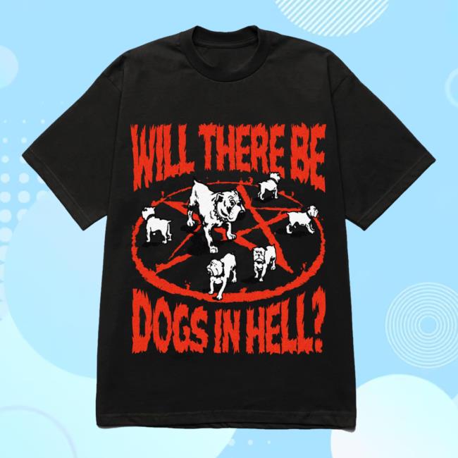 Official Misery Worldwide Dogs In Hell Graphic Print Black Tee