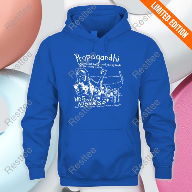 Official Propagandhi No Fences No Borders Shirt