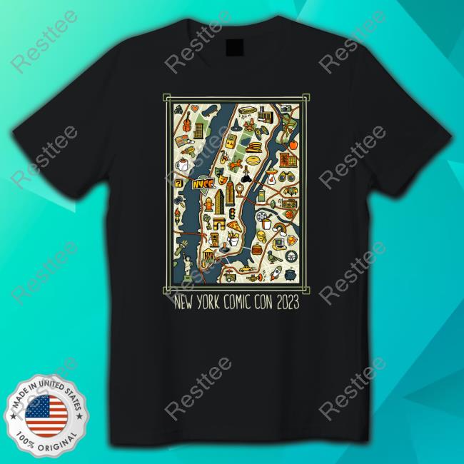 Official New York Comic Con Merch New York Comic Con 2023 City Map Cap