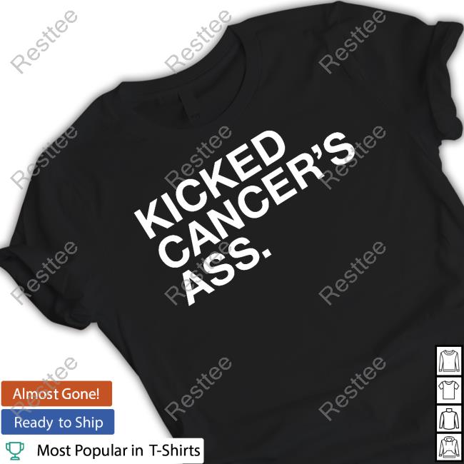 Official Obvious Shirts Merch Kicked Cancer's Ass T Shirt