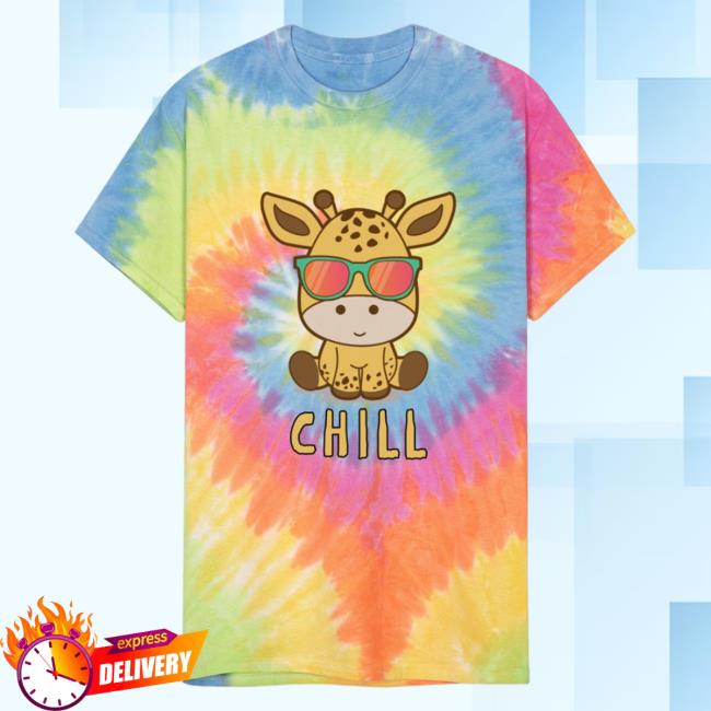 Chill Holidays Vacation Unisex Tie Dye Shirt 2023 Rainbow