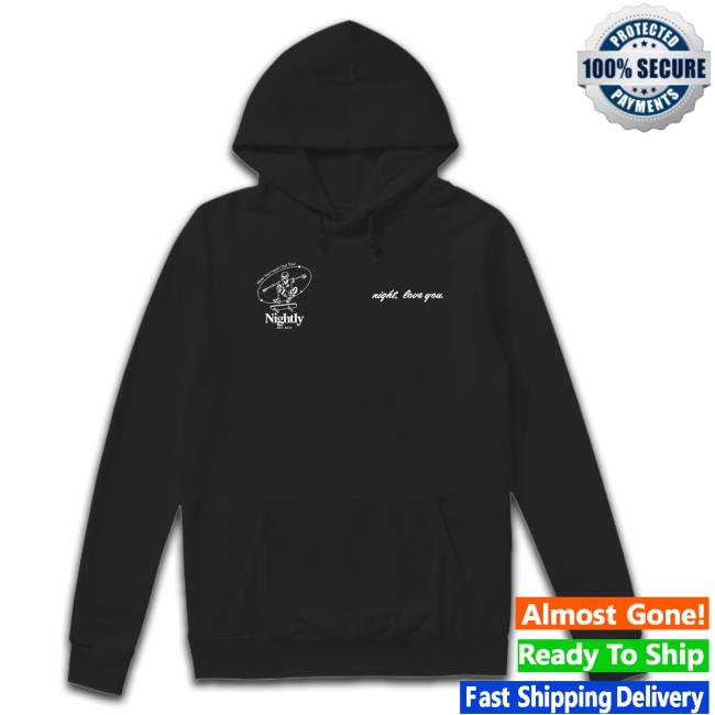 Nightly Merch Skater Hoodie Nightly Merch Skater Hoodie